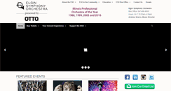 Desktop Screenshot of elginsymphony.org